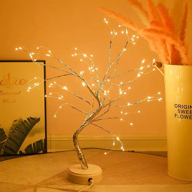 Led koppartråd ljus sovrum ljus