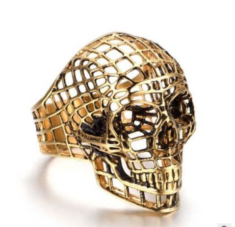 Skull Ring Smycken Mode Ring