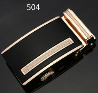 Wide Alloy Belt Buckle - Bold Statement