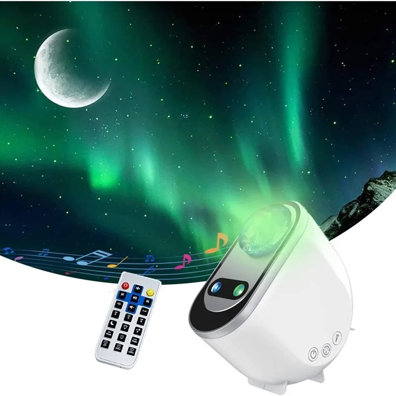 Aurora Borealis Starlight Projektorer LED Galaxy Star Atmosphere Galaxy Night Light Hem Sovrum Himmel Månlampa Rum Dekor Present