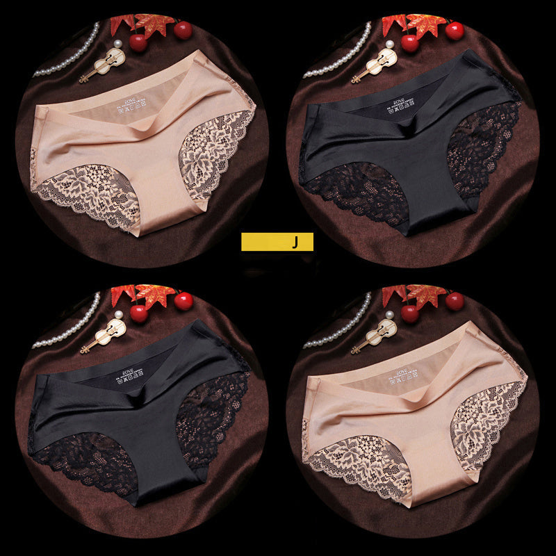 Women's seamless lace panties