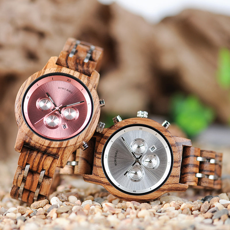 Montre en bois pour hommes