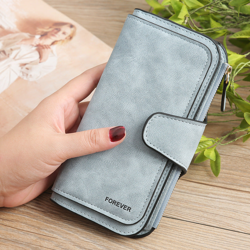 Matt PU Leather Multifunctional Wallet PU
