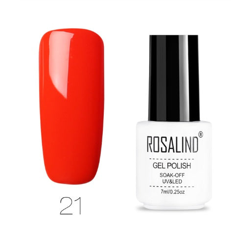 ROSALIND Pure Colors Gel Polish Collection - 7ML | 58 Colors + Base/Top UV/LED