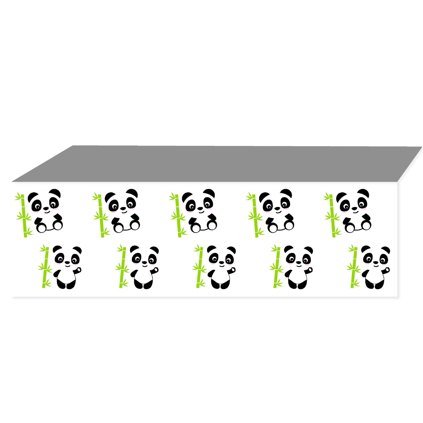 Ensemble de fête d'anniversaire sur le thème du panda