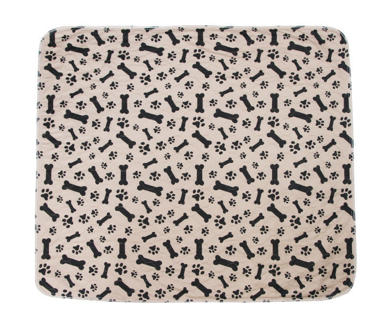 Pet Dog Pee Pads Trelagers vattentät PVC söt Återanvändbar vattenabsorption Pet Dog Training Urin Pad Blöjor Tvättbar Pee Mat