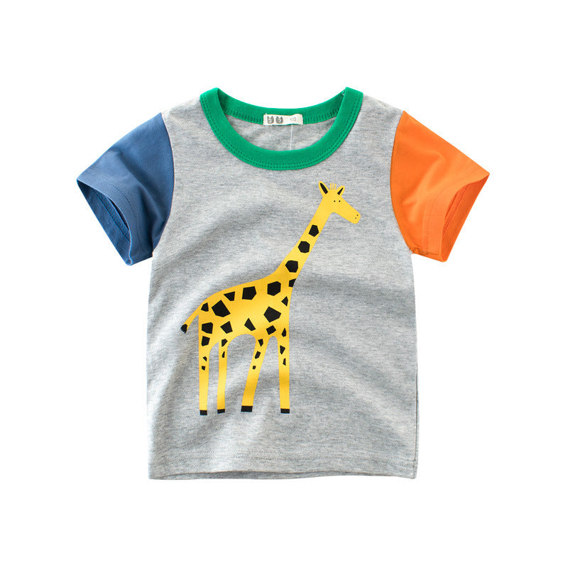 T-shirt enfant manches courtes garçon demi manche