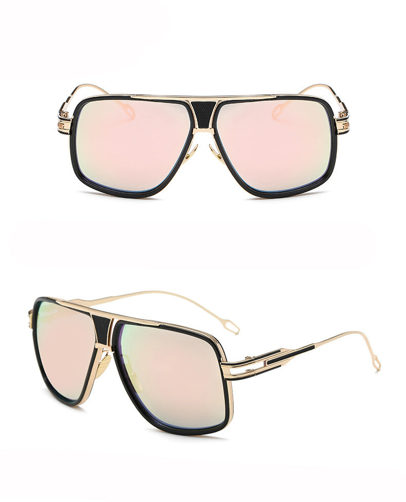 Solglasögon homme varumärken Designer Sun glasögon kör Oculos De Sol Masculino Grandmaster Square Solglass
