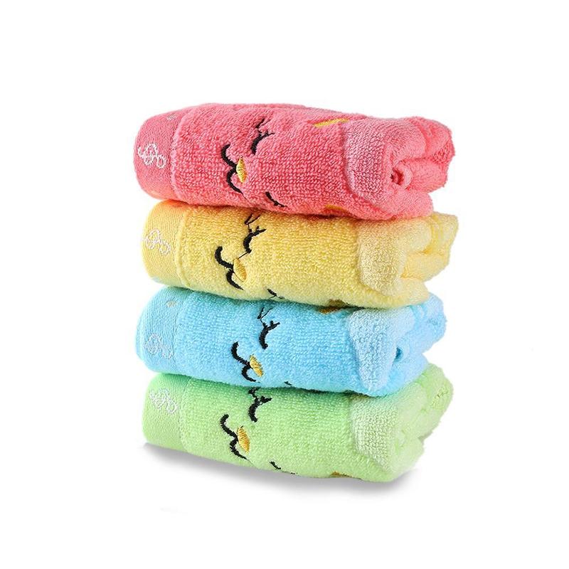 Serviettes de bain pour le visage de chaton en fibre de bambou
