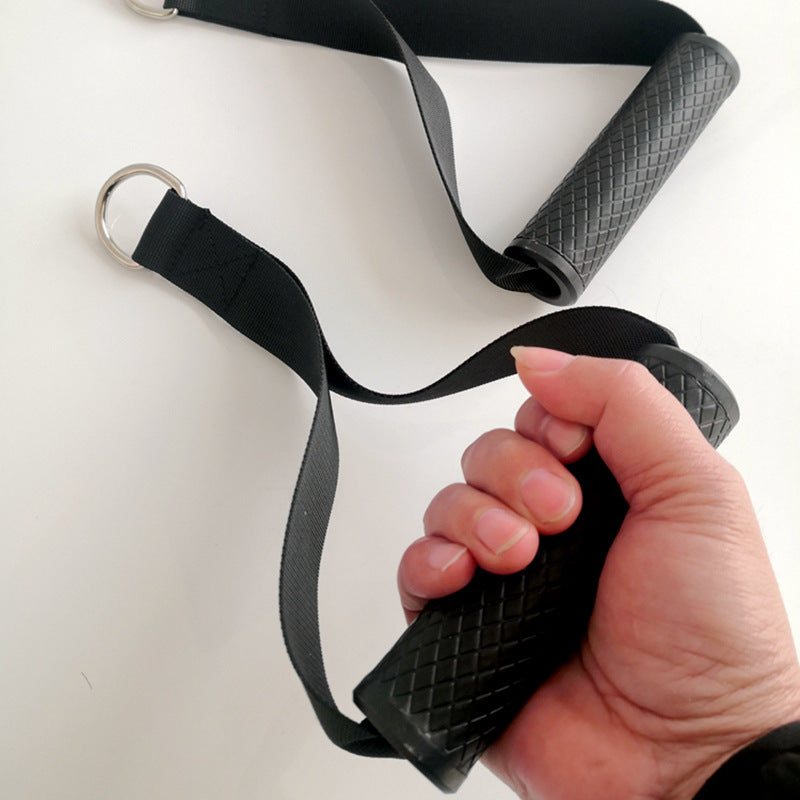 Professional Fitness Resistance Band - Reinforced Handle System (25cm/33cm Options, Plastic Arm Training)