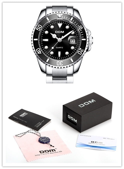 Montre à quartz pour hommes