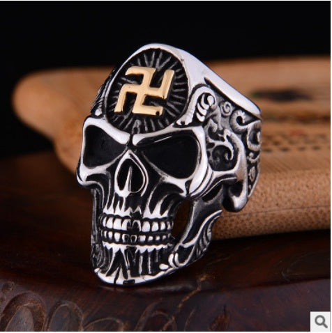 Skull Ring Smycken Mode Ring