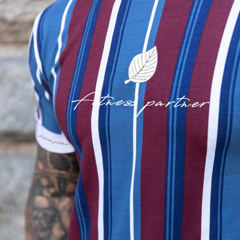 T-shirt de fitness décontracté pour hommes