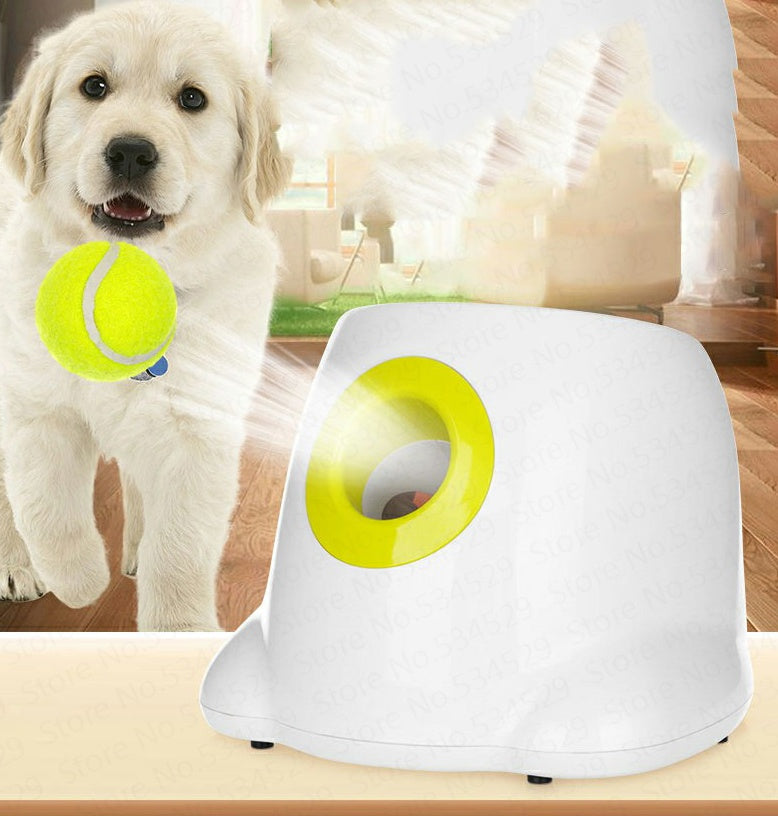 Automatic Interactive Ball Launcher - Dog Pet Toy with 3 Distance Settings