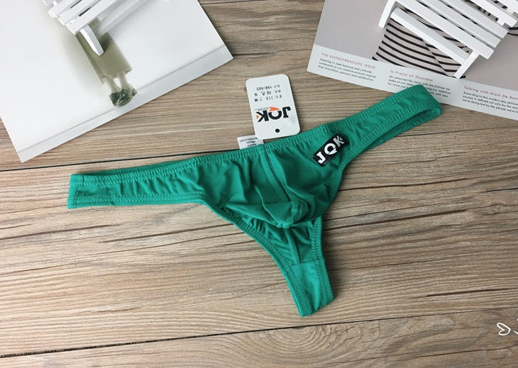 Pants men sports underwear men's cotton sexy no trace T-shaped U convex red low waist young male cotton.