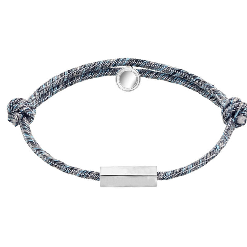 Custom Name Bracelet - Promise of Eternal Love - Magnet Attracting Each Other - Stainless Steel Pair