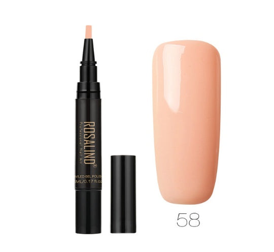 Pure Color Nail Art Pen - 5ML UV/LED | 58 Colors MSDS/SGS Certified