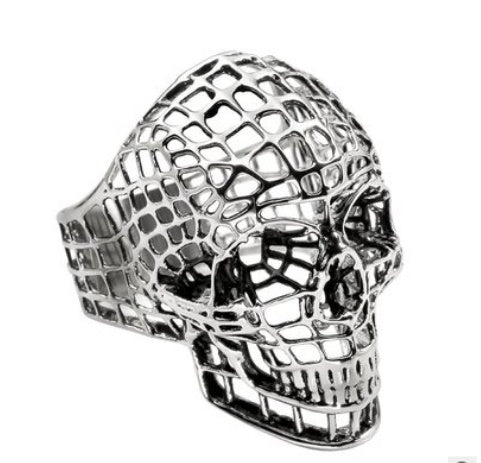 Skull Ring Smycken Mode Ring