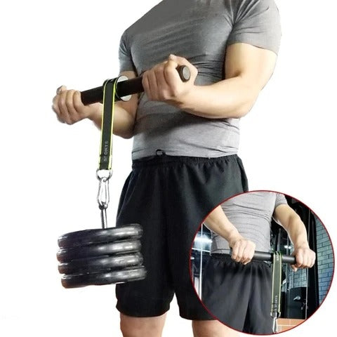 Professional Arm Training Fitness Machine - Steel/Nylon/EVA (150kg Load, 38cm Handle, Complete Kit)