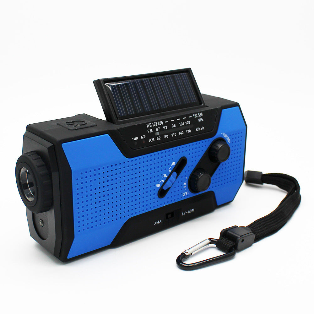 Handvevd solradio