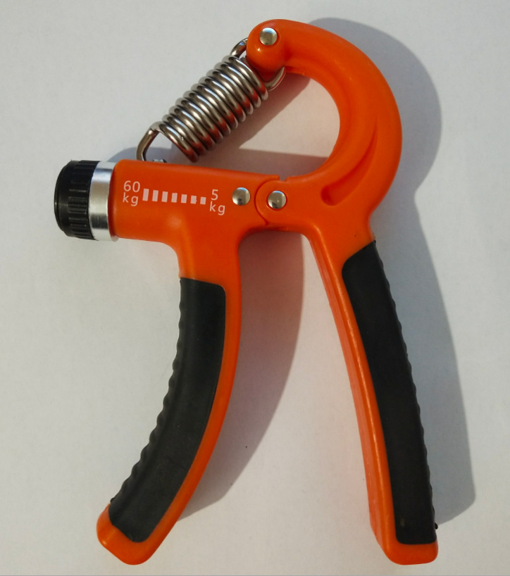 Professional Men's Grip Fitness Equipment - Adjustable Hand Strengthener (10-40kg, ABS/TPR/Steel, 14.8x10.8x2cm)