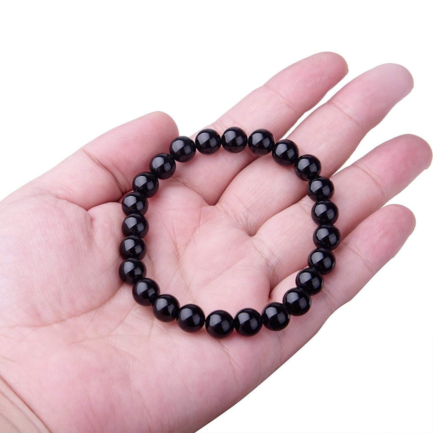 Svart Onyxarmband