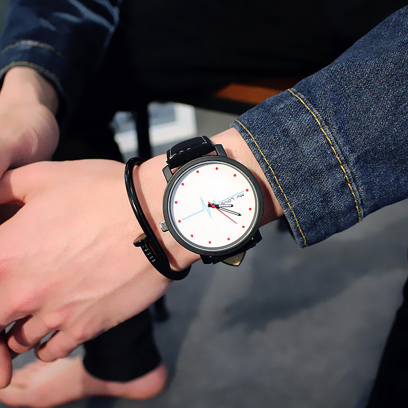 Montres de couple pour hommes et femmes étudiants