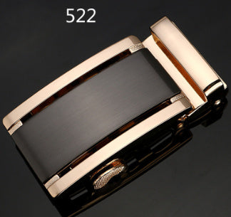 Wide Alloy Belt Buckle - Bold Statement