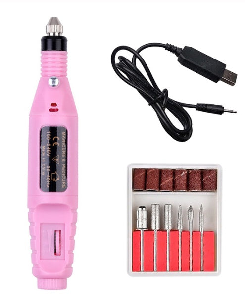 Electric Nail Drill Pen Professional Tool - 13.8x2.8cm | 3000-20000 RPM Variable Speed