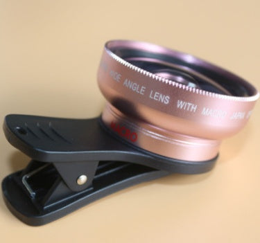 Telefonlinssats 0,45x Supervidvinkel & 12,5x Super Macro Lens HD Camera Lentes