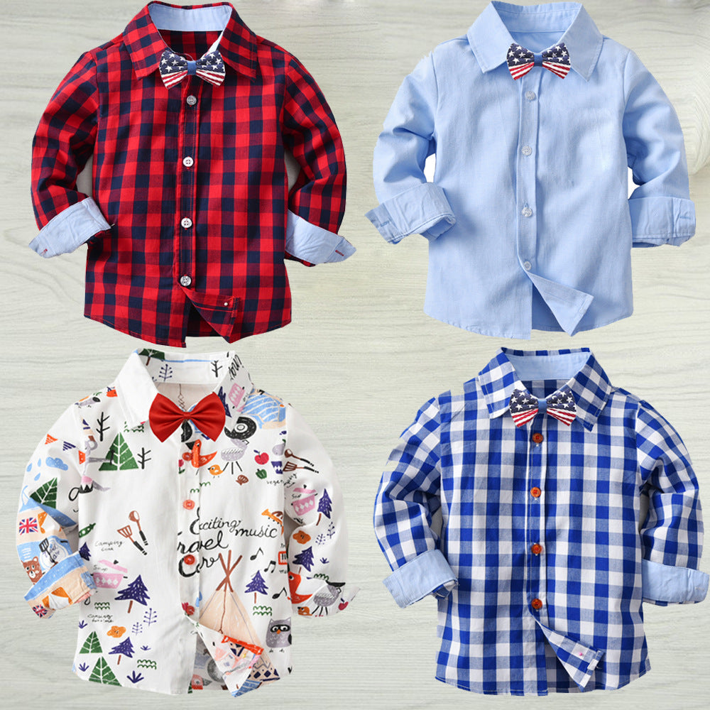 Baby Boy Long Sleeve Bottoming Shirt