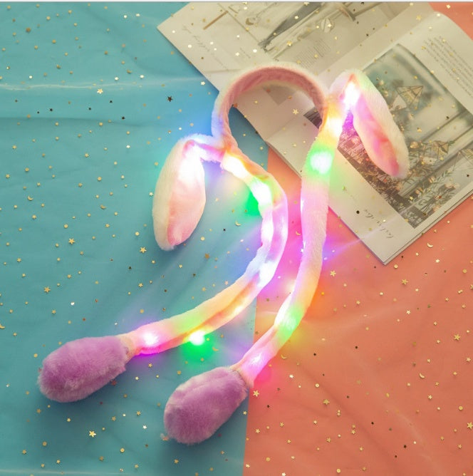 Rabbit ear plush toy