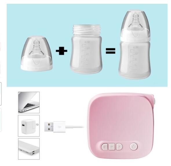 Kit de pompes à lait automatiques, électrique, aspiration naturelle, agrandisseur, biberon, USB, suceur de lait BM
