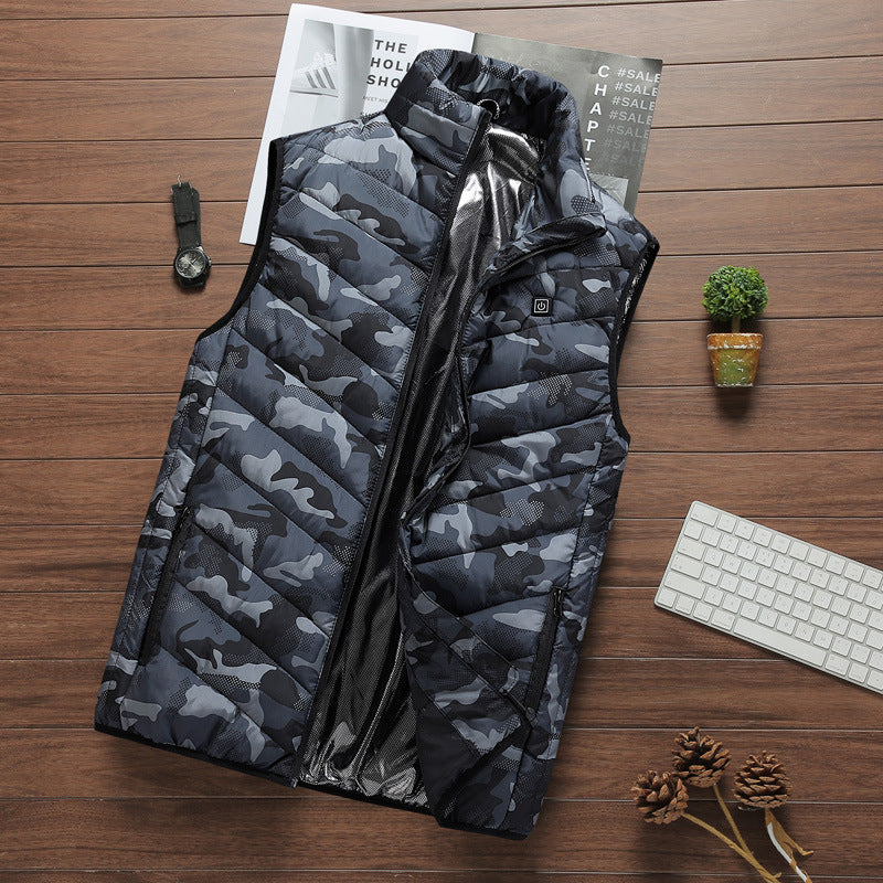 Gilet chauffant en coton
