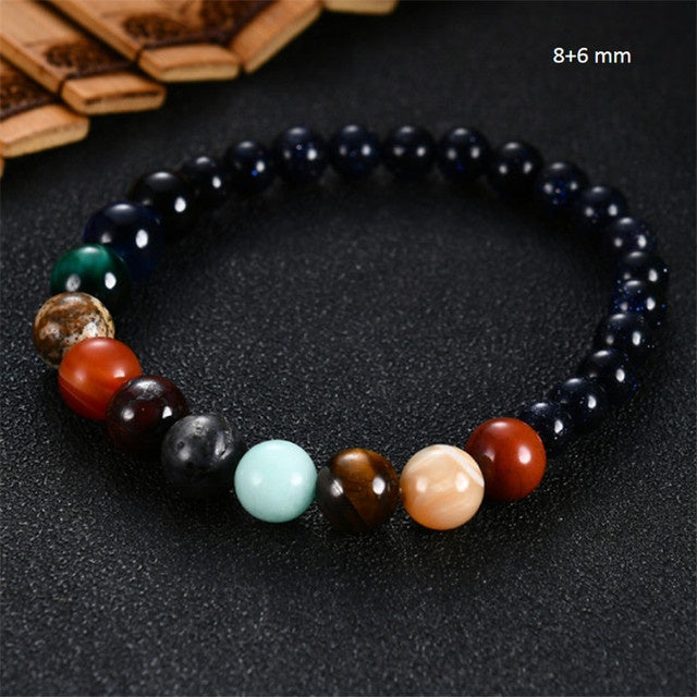 Solsystemets planet planet armband man