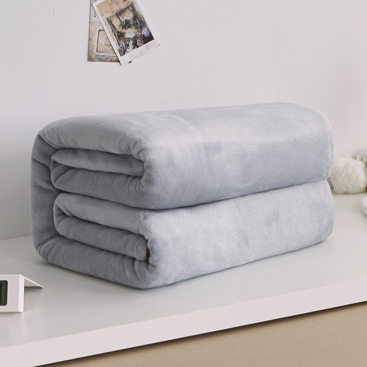 Flanellfilt korall filt