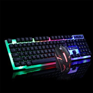 Ensemble lumineux de souris et clavier de jeu GTX300 Gaming CF LOL