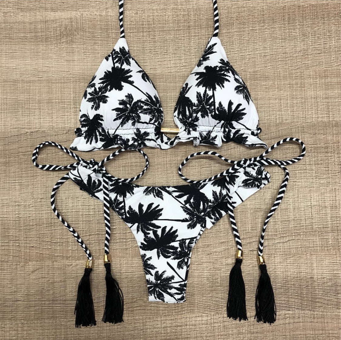 Blommig bikini
