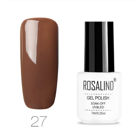 ROSALIND Pure Colors Gel Polish Collection - 7ML | 58 Colors + Base/Top UV/LED