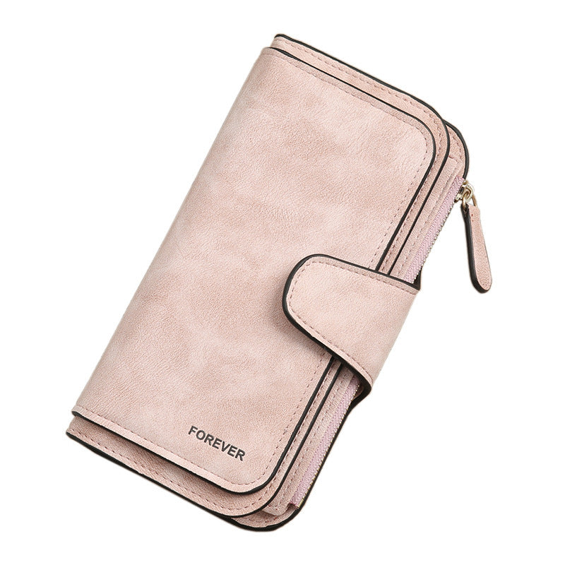 Matt PU Leather Multifunctional Wallet PU