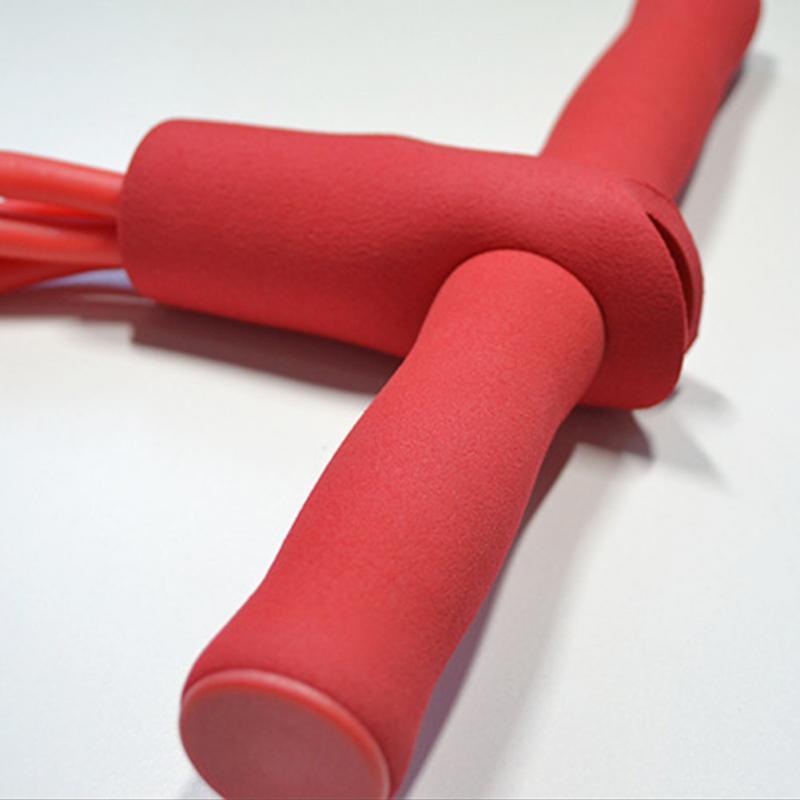 Natural Latex Foot Pedal Elastic Pull Rope with Handle - Professional Fitness Equipment & Bodybuilding Expander