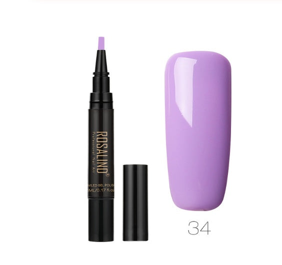 Pure Color Nail Art Pen - 5ML UV/LED | 58 Colors MSDS/SGS Certified