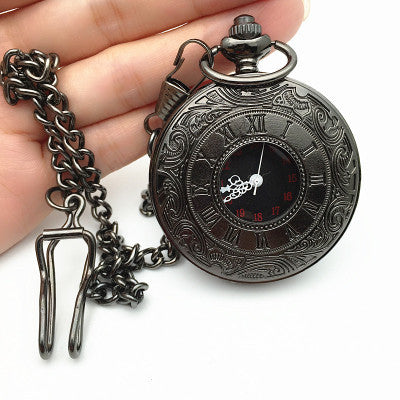 Classic Roman Double Display Pocket Watch - Elegant Modern Sophisticated Intricate Contemporary Fine Watchmaking Statement