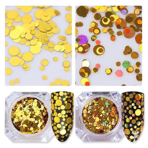 Holographic Chunky Glitter Sequins - 1g Professional | Nail Art Decoration