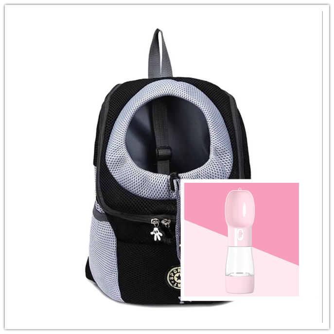 Pet Dog Carrier Carrier For Dogs Ryggsäck Ut Dubbel axel Bärbar Travel Outdoor Carrier Bag Mesh
