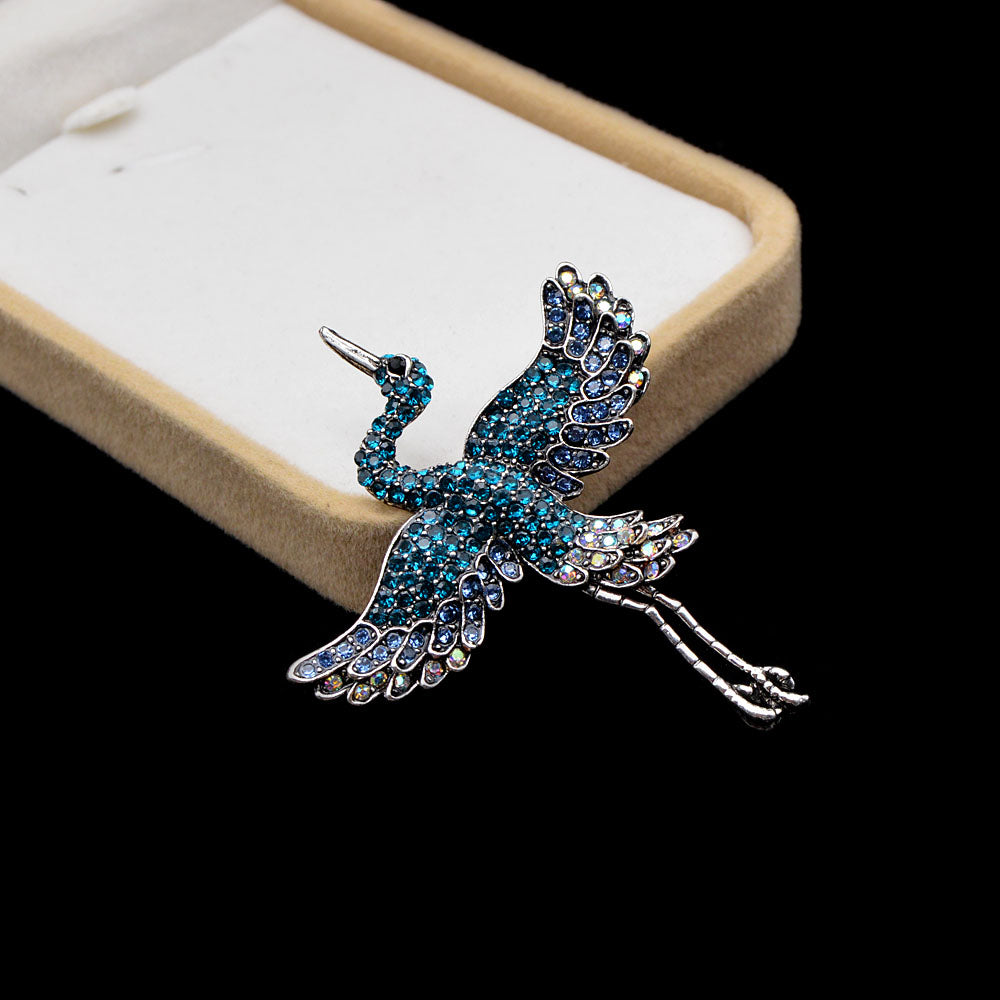 Kristallbrosch Full av Rhinestone Klädertillbehör Brosch