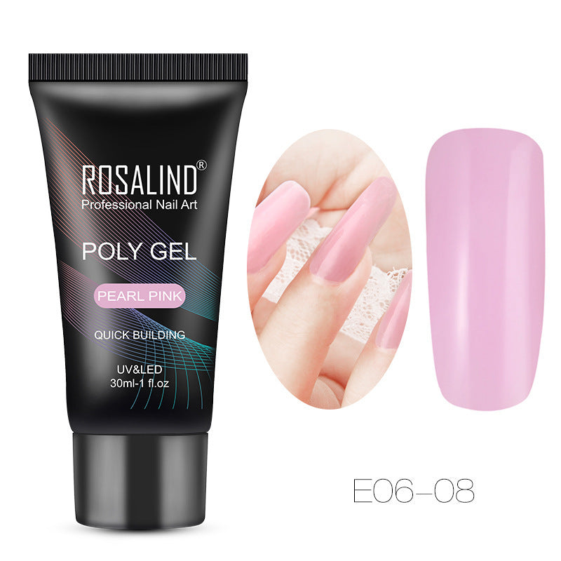Professional Crystal Nail Extension Gel - 30ml Phototherapy Colloid | Durable Convenient Formula