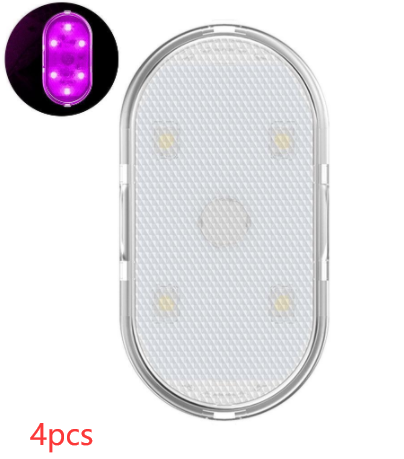 Beröringskänslig Usb Charging Atmosphere Lamp I Bil
