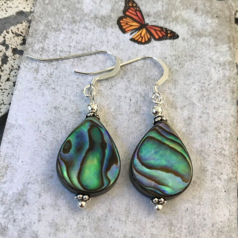 Abalone Shell Earrings - Natural Beauty