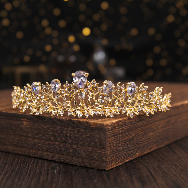 Fashion Wedding Dress Crown Hair Accessories - Optimerad